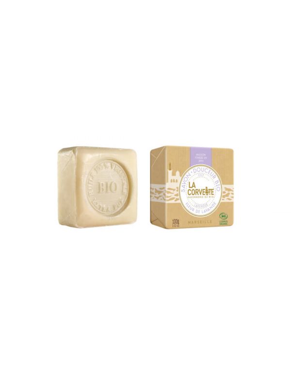 Jabón Suave Bio FLOR DE LAVANDA - 100g - COSMOS ORGANIC