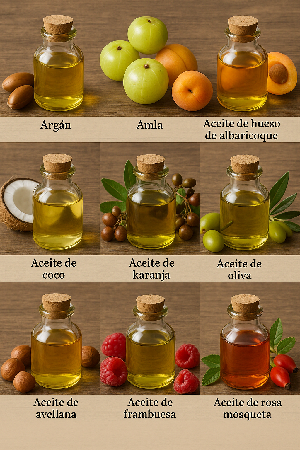 Aceites vegetales como sustitutos de lociones y cremas corporales