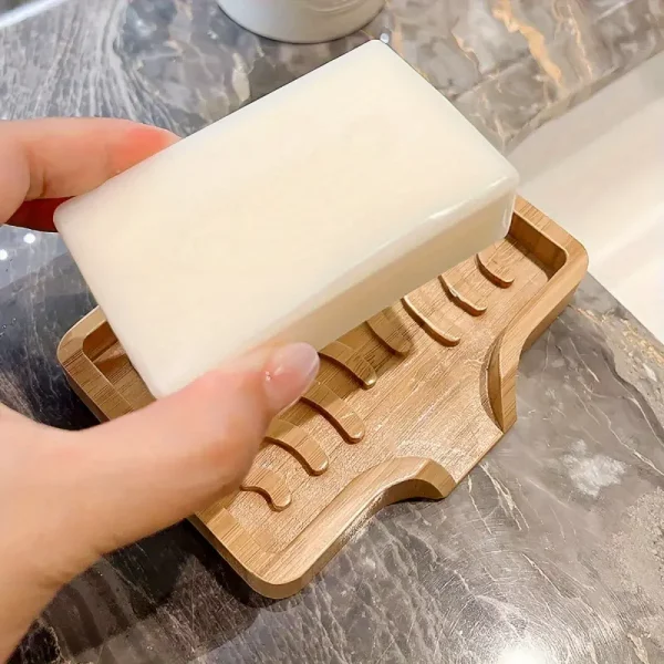 Jabonera Bambú con frenaje de agua - Imagen 3