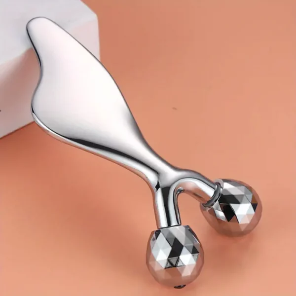 Rodillo doble Gua Sha Inox.