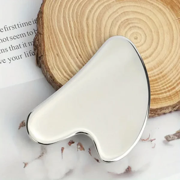 Espátula Gua Sha Inox.
