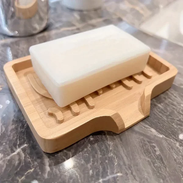 Jabonera Bambú con frenaje de agua - Imagen 2